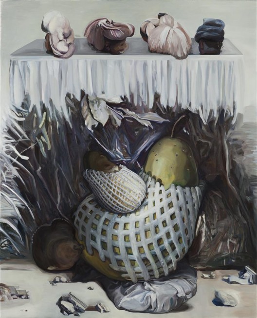 王之博，《襁褓》，布面油画，210 x 160 cm，2016
