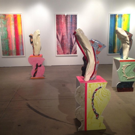 David Kordansky Gallery with works by Betty Woodman