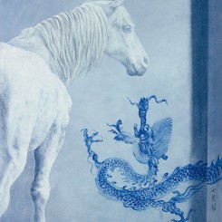 徐累-《龙马图》65×45cm-设色纸本-2012