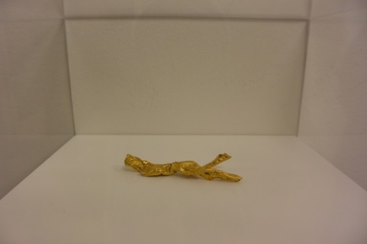 Gold chewing gum, priced according to the weight of gold, by Wang Sishun at MadeIn Gallery, Asia Now