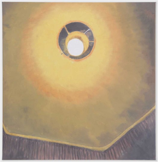 吕克·图伊曼斯,《灯泡》,布面油画,114.3 × 111.4 cm,2010(图片由伦敦/纽约大卫·茨维尔纳画廊提供)/ Luc Tuymans, “Light Bulb”, oil on canvas, 114.3 × 111.4 cm, 2010. Courtesy David Zwirner, New York/London.