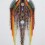 Anne Samat, "Tribal Chief 5", mixed media, 260 x 116 cm, 2016 at Richard Koh Fine Art