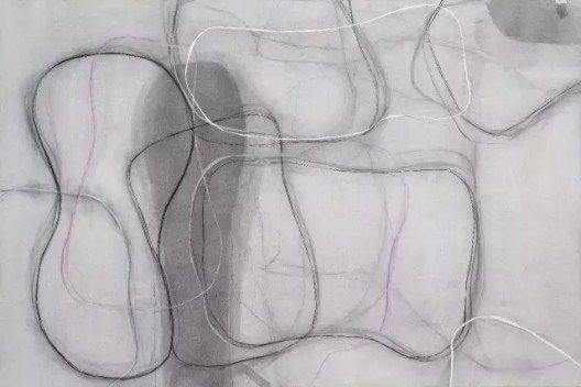 《风吹过的影子》/ Shadow of the Wind 综合材料/ Mixed media on canvas 200 × 300 cm 2016 