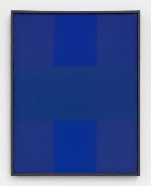 Abstract Painting, Blue, 1952 Oil on canvas in artist's frame 18 x 14 inches  45.7 x 35.5 cm © 2017 The Estate of Ad Reinhardt/Artist Rights Society, New York  Courtesy David Zwirner, New York/London