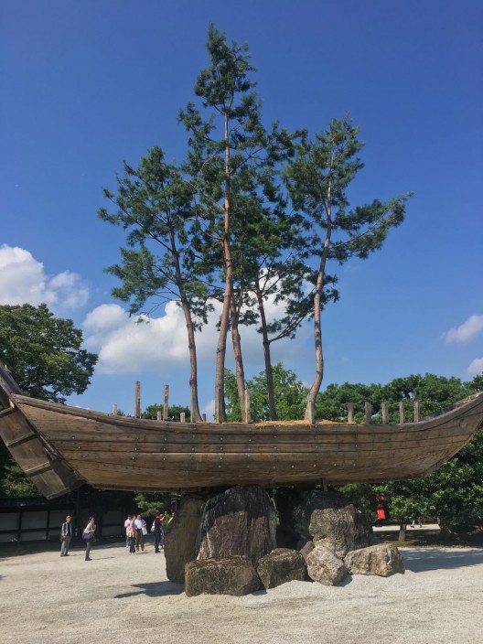 蔡国强，《Bonsai Ship: Project for Kyoto Culture City of East Asia 2017》，2017