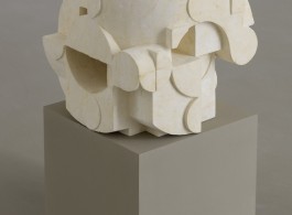 Gabriel Orozco
Dé taillé
2017
Pierre calcaire de Bali / Balinese limestone 30 x 30 x 30 cm / 11 6/8 x 11 6/8 x 11 6/8 inches 
(Courtesy of the artist and Galerie Chantal Crousel, Paris Photo : Florian Kleinefenn)