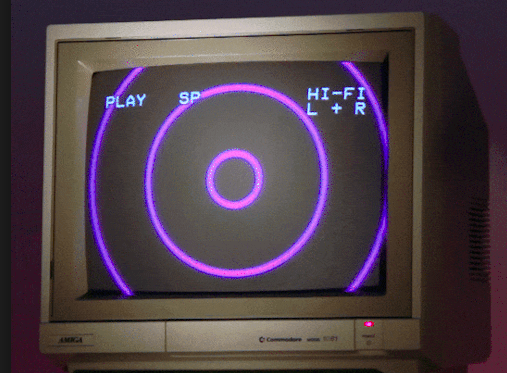 An old CRT monitor