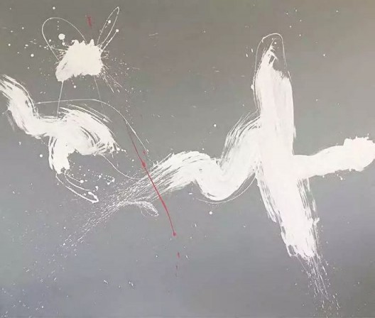 贡奈丝·法蒂，《无题》，2017，布面丙烯，140 x 170 cm Golnaz Fathi, Untitled, 2017, Acrylic on canvas, 140 x 170 cm