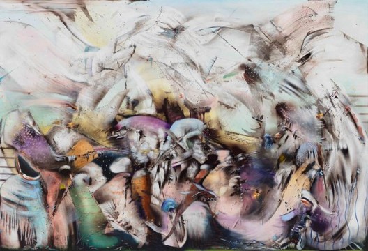 Ali Banisadr, The World Upside Down, 2018 Courtesy the artist and Blain|Southern Photo: Jeffrey Sturges