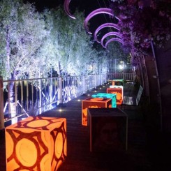 Basmat Levin installation view at “Miraculous 2018 (Flowers, Light & Art)”, Shanghai
