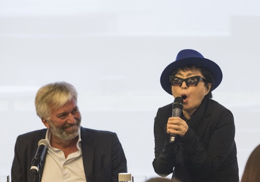 Yoko Ono Press Conference Beijing Nov 2015 