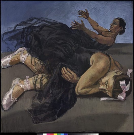 Paula Rego, “Dancing Ostriches from Disney’s ‘Fantasia’”,  1995. Triptych, pastel on paper mounted on aluminium, each panel 150 x 150 cm. Saatchi Collection, London  宝拉·雷戈，“迪士尼幻想曲之跳舞的鸵鸟”，1995，三联纸上色粉镶铝框，每幅150 x 150 cm，伦敦萨奇收藏