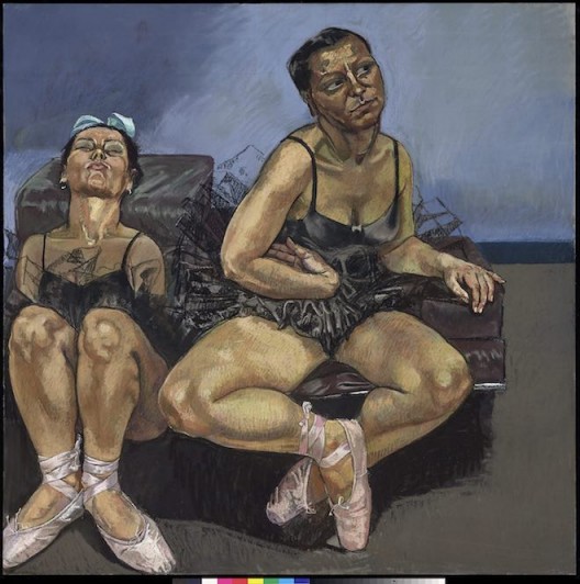 Paula Rego, “Dancing Ostriches from Disney’s ‘Fantasia’”, 1995. Triptych, pastel on paper mounted on aluminium, each panel 150 x 150 cm. Saatchi Collection, London 宝拉·雷戈,“迪士尼幻想曲之跳舞的鸵鸟”,1995,三联纸上色粉镶铝框,每幅150 x 150 cm,伦敦萨奇收藏