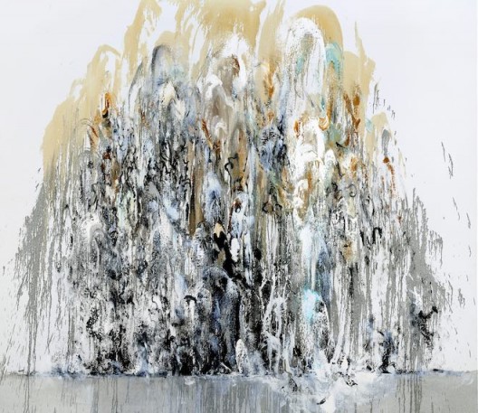 Maggi Hambling, Wall of water 1, oil on canvas, 198 x 226 cm, 2010 (image courtesy the artist and Marlborough Gallery)