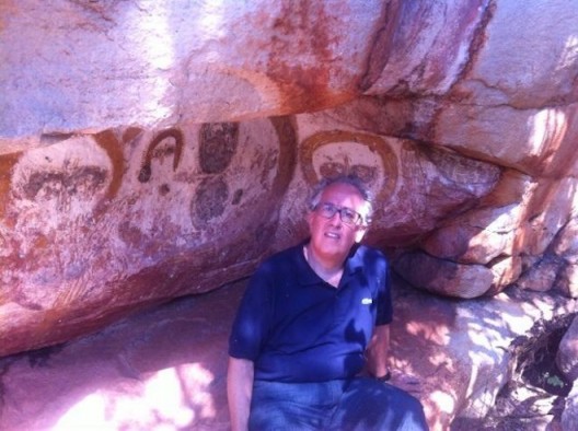 Simon Mordant in the Kimberley, Northern Territory, 2014