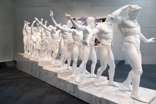 XU ZHEN®: ETERNITY VS EVOLUTION installation view featuring European Thousand-Armed Classical Sculpture 2014 (ed. 2/3)