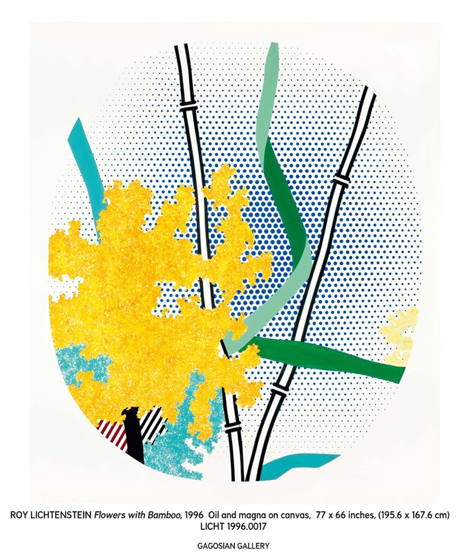 LICHTENSTEIN_1996_Flower_with_Bamboo_low_res