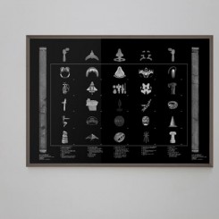 Guan Xiao, "Atlas," black and white digital print, 130 x 90cm, 2013, (courtesy Magician Space)