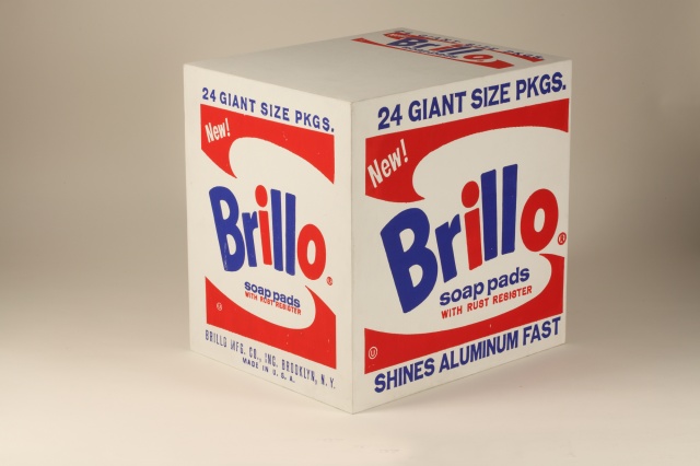andy warhol, "brillo soap pads box," 沃霍尔 安迪,"布里洛肥皂箱"
