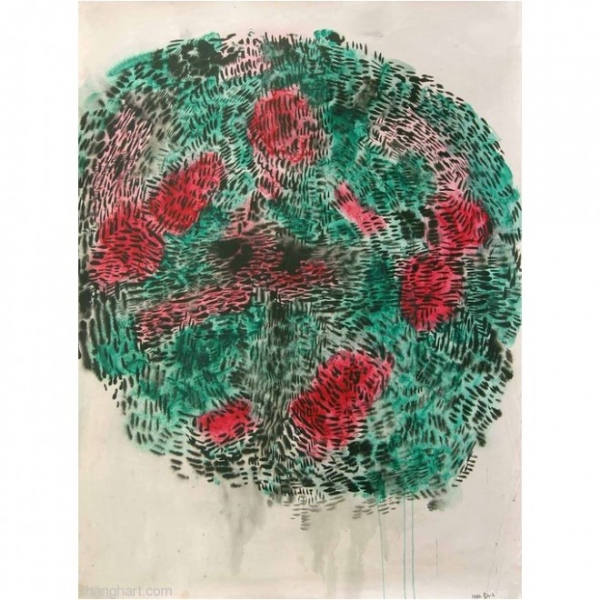 Yu Youhan, acrylic on paper, 109 * 97 cm,1986 (courtesy: Shanghart Gallery)