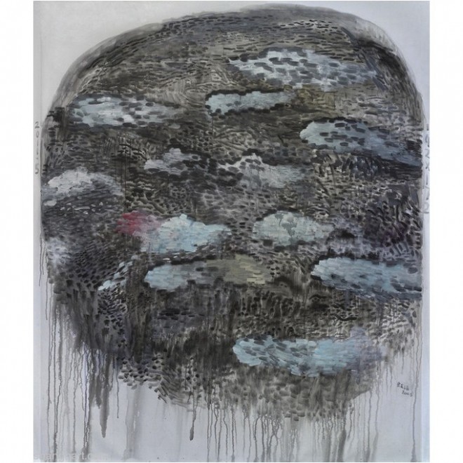 Yu Youhan, acrylic on paper, 172 * 142 cm, 2011 (courtesy: Shanghart Gallery)
