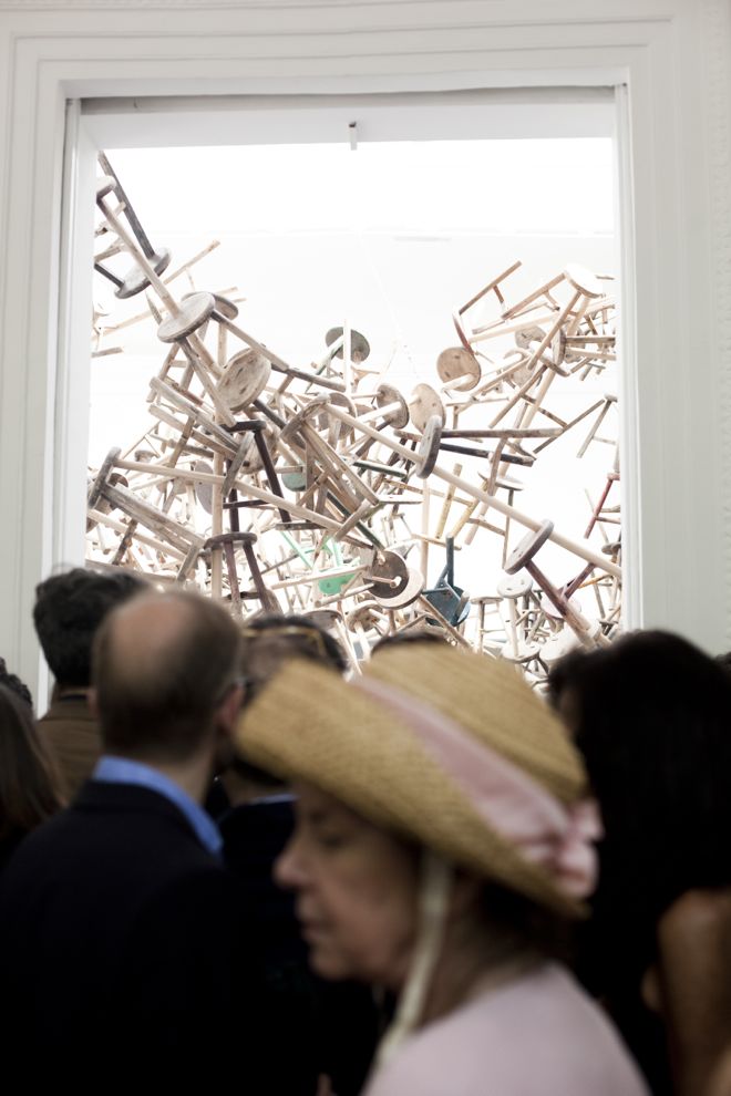 Work by Ai Weiwei, in the German Pavilio