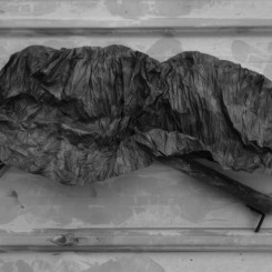 Wu Chi Tsung,"Wrinkled Texture 005," 2012, 88 X 53cm.
吳季璁，《褶皱的纹理005》，2012，88 X 53cm.