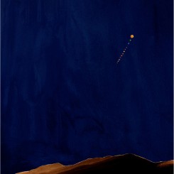 FLORIAN MAIER-AICHEN, "Nacht im Riesengebirge (Night in the Riesengebirge)," 2011, Chromogenic print,60 x 49 1/4 inches framed  (152.4 x 125.1 cm), Ed. of 6