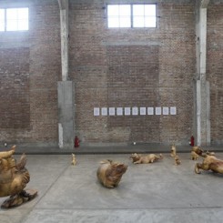 邱志杰, 《100只独角兽计划,”2012年开始至今》，可变尺寸，版权：常青画廊，圣吉米那诺／北京／ 穆琳，摄影：孟伟