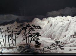 Wang Qiang, "Living in the Fuchun Mountains (detail)," 2011-2013, Installation,202 x 692 x 64 cm
王强，《富春山居图（局部）》，2011-2013，装置，202 x 692 x 64厘米