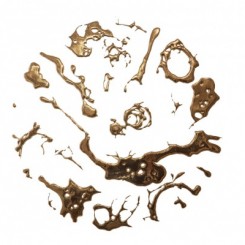 Lindy Lee,"Dewdrop (Fathomless)," 2013, splash bronze, 100 cm diameter