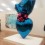 front: Jeff Koons, “Sacred Heart (Blue/Magenta)”, 1994-2007, available at Gagosian
back: "Ribbon", 1995-1997 / 2010