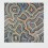 Bernard Frize, “Seplia”, acrylic and resin on canvas, 170.5 x 170.5 cm  / 67 1/4 x 67 1/4 inches , 2013伯纳德·弗莱兹,  《Seplia》 布面丙烯树脂, 170.5 x 170.5 cm, 2013