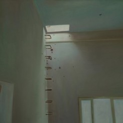 Chen Liangjie，”Above“，Oil on Canvas，90×120cm，2012陈亮潔《上面》，布上油画，90×120cm，2012
