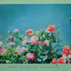 Chen Liangjie， ”The Horizon of International“，Oil on Canvas，90×115cm，2011陈亮潔，《因特耐尔的地平线》，布上油画，90×115cm，2011