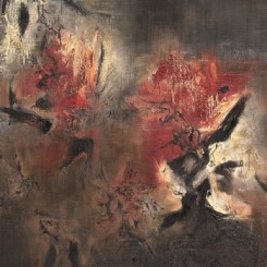 Zao Wou-ki's 1958 oil painting "Abstraction", which sold for 89.68 million Yuan (US$14.7 million)
