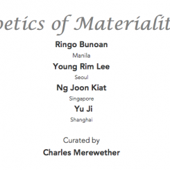 poetics of materials