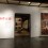 The main entrance of the "Ink Art" show. The work on the right is an old work by Gu Wenda, "Mythos of Lost Dynasties Series—I Evaluate Characters Written by Three Men and Three Women." 展览总入口处右侧为谷文达的旧作《遗失的王朝——我批阅三男三女书写的静字》。