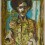 Billy Childish, “Man holding Oak Sprig”, oil and charcoal on linen,60.04 x 42.13 inches, 2013 (Courtesy the artist and Lehmann Maupin, New York and Hong Kong)