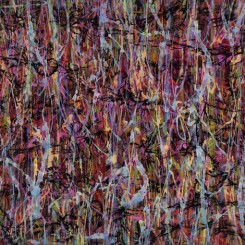 uang Zhiyang 黄致阳, Zoon-Dreamscape No. 1208 Zoon-密视1208号, 2012, ink, mineral pigments and acrylic on silk 综合媒材, 280 x 200 cm (110 1/4 x 78 3/4 in)
