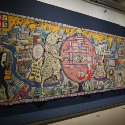 Grayson Perry, "Map of Truths and Beliefs", 2011格雷森•陪里，《真相与信仰之地图》，2011