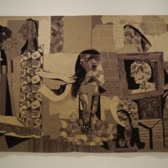 Pablo Picasso, "Femmes à leur toilette", 1971–1976毕加索，《梳妆的女人》，1971-1976