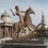 Elmgreen & Dragset, "Powerless Structures", bronze cast, 4.11 m high, 2012. At the Fourth Plinth, Trafalgar Square, London. Commissioned by the Mayor of London. Courtesy of the artist; photo by James O. Jenkins艾墨格林与德拉格塞特，《无力的结构101号》，青铜雕塑，4.11 m, 2012。伦敦特拉法加广场的“第四柱基”项目。图片：James O. Jenkins