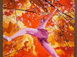 陈可, Chen Ke, 梅 - 春歌之六十, Plum - Spring Song No. 60, 布面油画, Oil on canvas, 2013, 200 x 160 cm