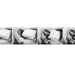 姆拉登•斯蒂林诺维奇，《工作中的艺术家》, 黑白摄影，8 x (30 x 40 cm)，1978
