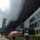 The colossal exterior of the new development housing the Shenzhen Museum深圳博物馆新建场馆的巨大外景