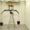 "Is It Cool On Top?", Wooden chair, aluminium stair, knife, bucket, brick, rope and bench vise, 60x221x280 cm, 2014