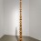 Ni Youyu, "Pagoda", wood, iron, 40 x 40 x 232 cm, 2013–2014倪有鱼，《浮屠》，木、钢，40 x 40 x 232 cm， 2013-2014
