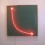 Firat Engin, "Point A to Point B", mdf, wood, neon, chalk, 113 x 113 x 10 cm, 2013