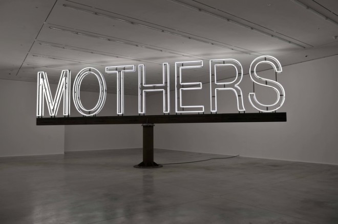 Martin Creed, “Work No. 1092”, white neon, steel, 500 x 1250 x 20 cm, 2011. (Installation at Hauser & Wirth Savile Row, London, © Martin Creed)